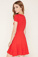 Pauline Off Shoulder Pencil Dress in Red